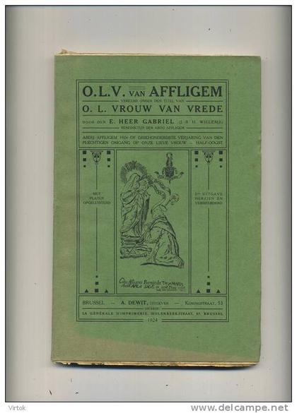 Affligem :  OLV van Affligem 1924  Boek 105 pag.