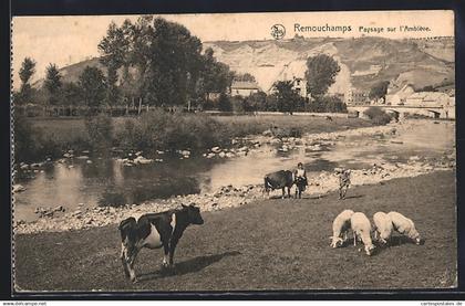 AK Remouchamps, Paysage sur l`Amblève