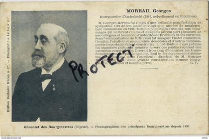 Anderlecht : Bourgmestre - Burgemeester : Moreau Georges  ( see scans for detail )