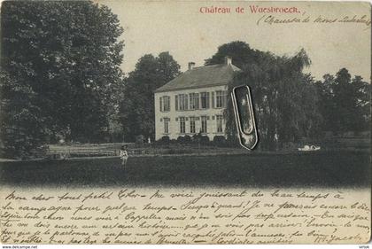 Anderlecht :  chateau de Waesbroeck      ( ecrit avec timbre )