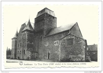CPA - ANTHISNES - La Tour Forte et le vieux château  //