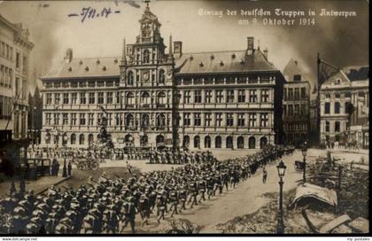 Antwerpen Anvers Antwerpen Einzug Deutscher Truppen