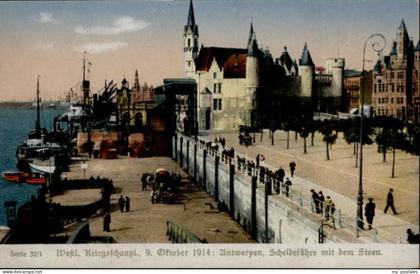 Antwerpen Anvers Antwerpen Scheldefaehre Stehen