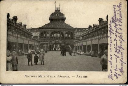 Anvers Antwerpen Anvers Marche Poissons