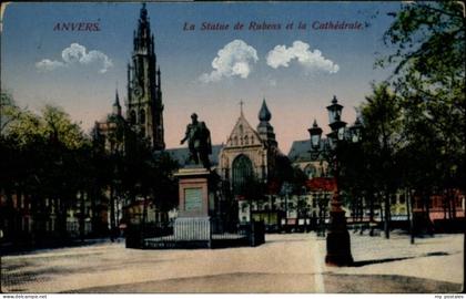 Anvers Antwerpen Anvers Statue Rubens Cathedrale