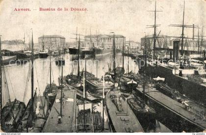 Anvers Antwerpen Bassins de la Douane