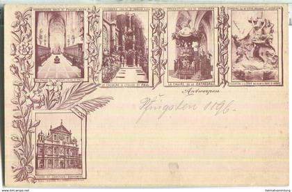 Anvers - L'Eglise St. Paul - St. Carolus - Verlag Aug. Zoll Anvers ca. 1895