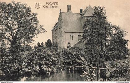[-5%] BELGIQUE - Anzegem - Vichte - Oud Kasteel - Albert - pont - R. V. Ned - Carte postale ancienne