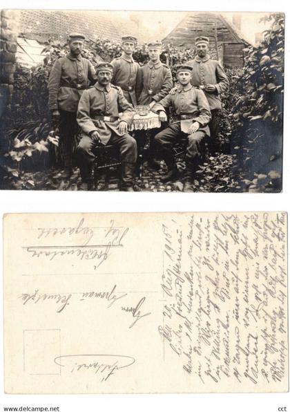Ardoye  Ardooie   FOTOKAART  Erinerung am Ardoye 1915    DUITSE SOLDATEN TIJDENS DE EERSTE WERELDOORLOG