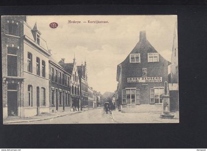 Postkaart Ardoye Kortrijkstraat 1917