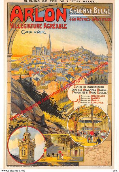 Arlon Villégiature Agréable Cure d'Air - repro affiche - Arlon
