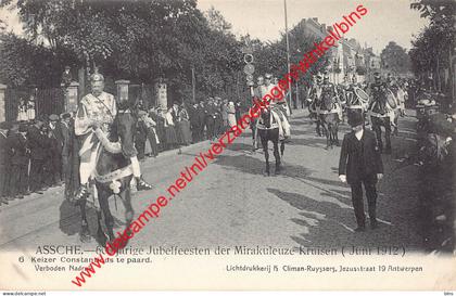 Assche - 600 jarige Jubelfeesten der Mirakuleuze Kruisen - juni 1912 - Asse