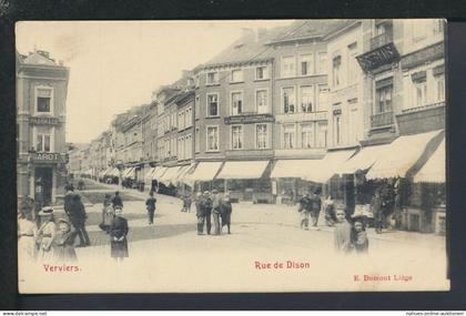Ansichtskarte Belgien Verviers Rue de Dison