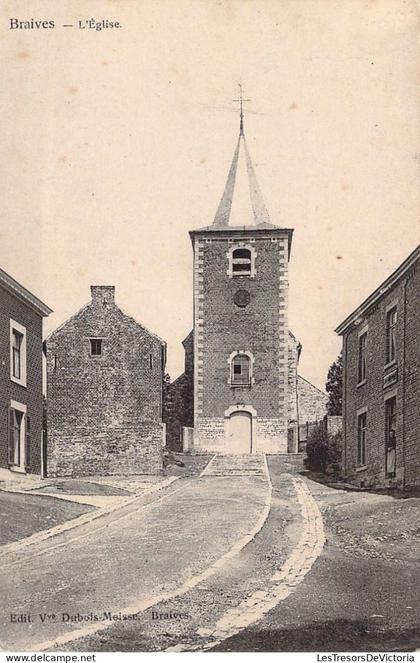 BELGIQUE - BRAIVES - Léglise - Carte postale Ancienne