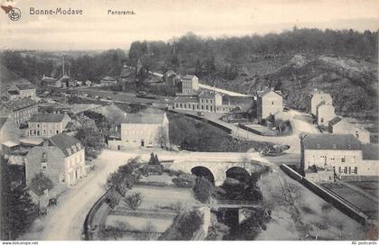C110 Belgium Bonne Modave Panorama   vintage postcard