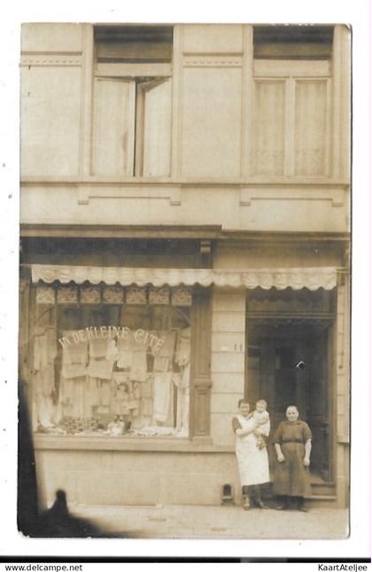 Fotokaart - In de kleine cité - Te identificeren - Onbekend.