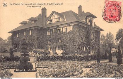 L134 Belgium 1922 Le Pachy Bellecourt par Chapelle lez-Herlaimont postcard
