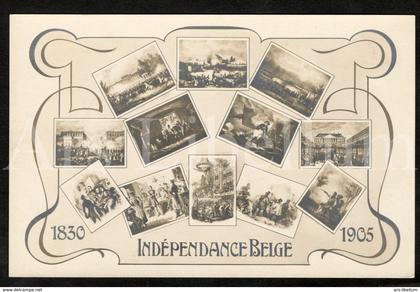 Postcard / ROYALTY / Indépendance Belge / Indépendance Belge / 1830 - 1905 / unused