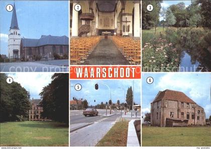 Waarschoot Kerk Binnenzicht Natuurdomein Het Leen