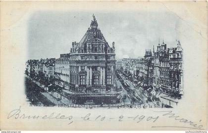 BELGIQUE - Bruxelles - Les boulevards du Nord et de la Senne - Carte postale ancienne