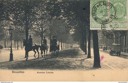 BRUXELLES   AVENUE LOUISE         ZIE SCANS