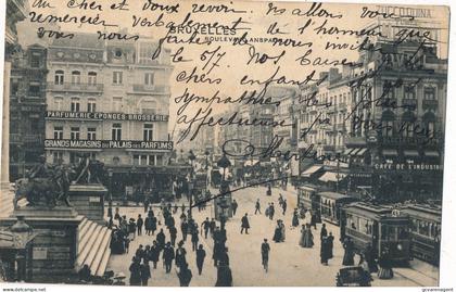 BRUXELLES   BOULEVARD D'ANSPACH         2 SCANS