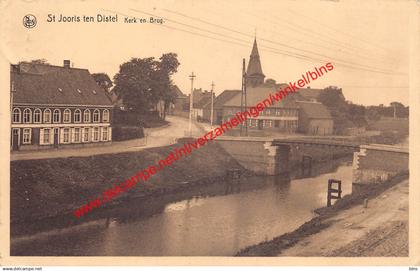St Jooris ten Distel - Kerk en Brug - Beernem