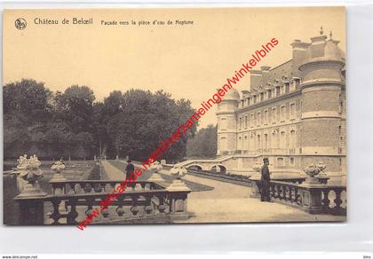 Château de Beloeil - façade vers la pièce d'eau de Neptune - Beloeil