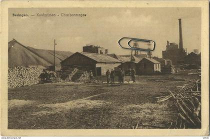 Beringen :  Koolmijnen - Charbonnages  ( geschreven 1947 zonder zegel )