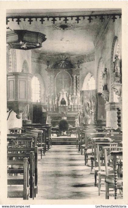 [-15%] BELGIQUE - Berloz - Intérieur de léglise - Carte Postale Ancienne