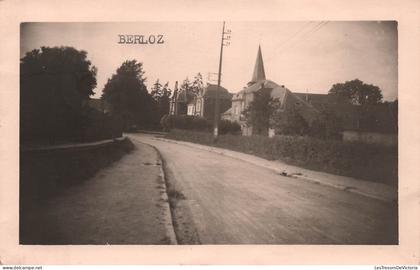 BELGIQUE - Berloz - carte photo - Mr Dodion bourgmestre - carte postale ancienne