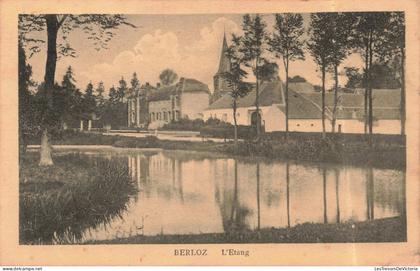 BELGIQUE - Berloz - L'Etang - Carte Postale ancienne