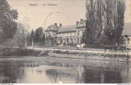 BELGIQUE - BERLOZ - Le Château - Carte Postale Ancienne