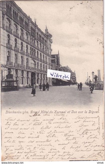 BLANKENBERGE :   (  1905  met zegel )