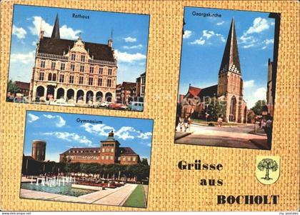 72049843 Bocholt Westfalen Rathaus Georgskirche Gymnasium Bocholt