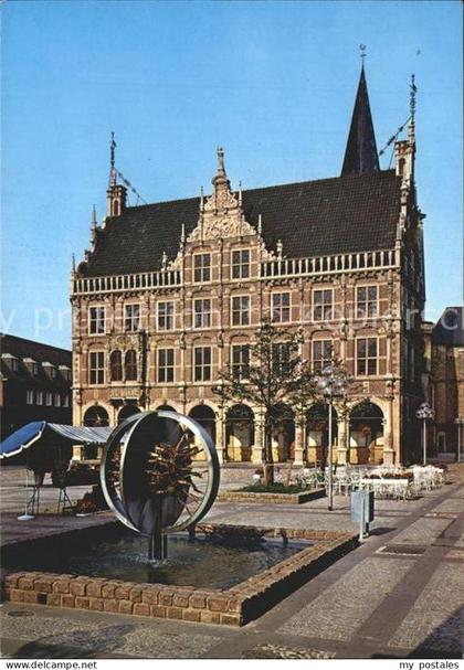 Bocholt Westfalen Rathaus Europabrunnen