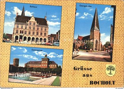 Bocholt Westfalen Rathaus Georgskirche Gymnasium