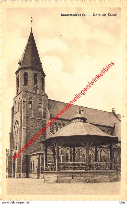 Kerk en kiosk - Boortmeerbeek