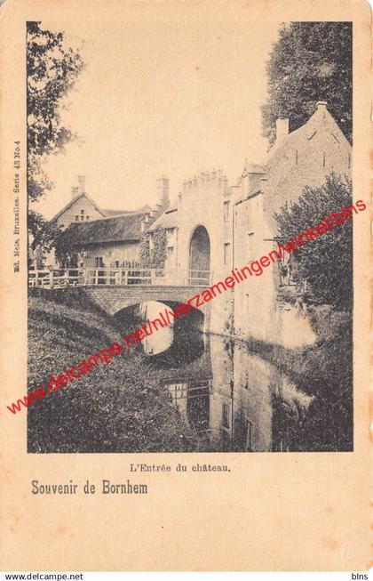 Souvenir de Bornhem - L'Entrée du Château - Bornem