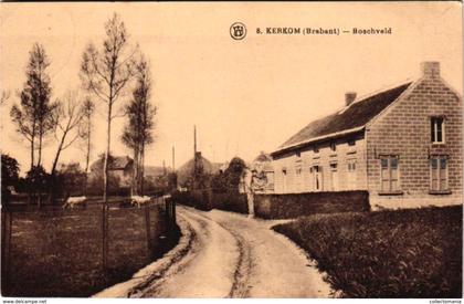oude postkaart   Kerkom Boschveld Brabant   - ed. WALSCHAERTS