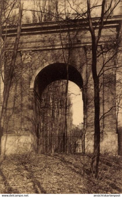 CPA Lennik Brabant flamand, Château de Gaasbeek, Arc de triomphe