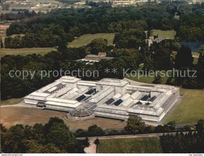 Meise Nationale Plantentuin van Belgie Palais des Plantes vue aerienne
