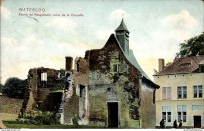 CPA Waterloo Brabant wallon, Ferme de Hougomont, Ruine de la Chapelle
