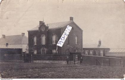 OPHAIN :( Braine L'alleud ) : carte photo 1914  : ecole des garcons (  vois scans )