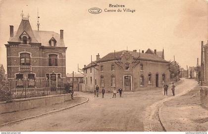 [-5%] BELGIQUE - Braives - Centre du Village - Préaux Aghlin - Animé - Carte Postale Ancienne