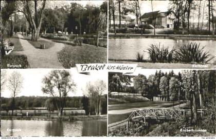 Brakel Westfalen Brakel Park Brunnen Hotel x 1960