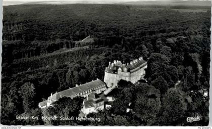 Brakel Westfalen Brakel Schloss Hinnenburg Fliegeraufnahme