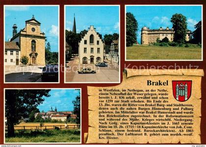 Brakel Westfalen Kapuzinerkirche Rathaus Schloss Hinnenburg Kloster Brede