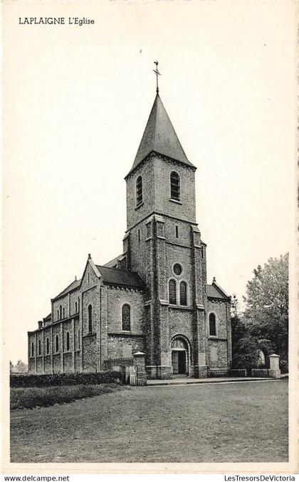 [-15%] BELGIQUE - Brunehaut - Laplaigne - LEglise - Carte Postale Ancienne