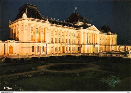 Bruxelles Palais du Roi la nuit